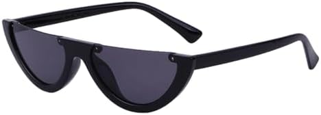 

Стильные солнцезащитные очки небольшого размера в полуободковой оправе для женщин, модные солнцезащитные очки в винтажном стиле, защита от ультрафиолета UV400 MTZJH, C1