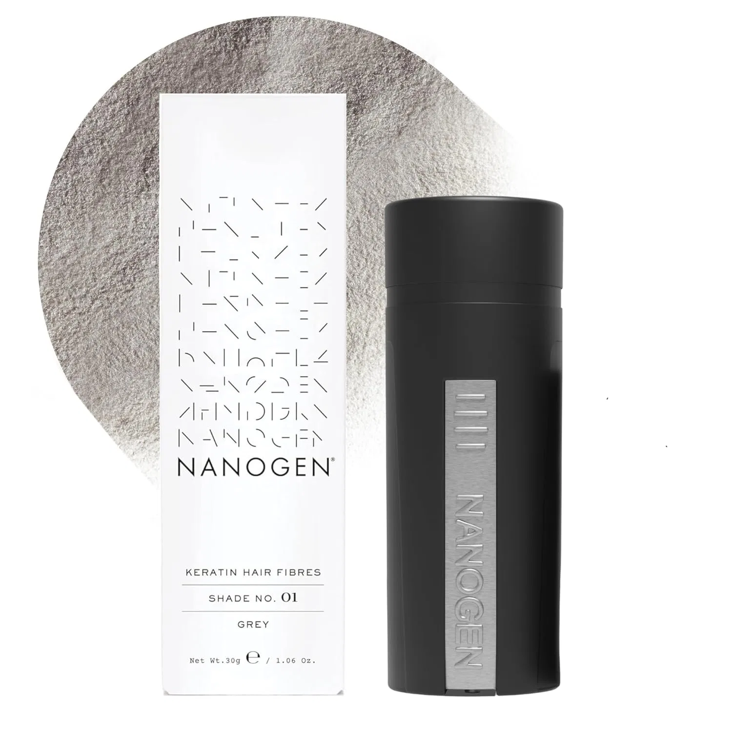 Загущающие кератиновые волокна для волос «Keratin Thickening Hair Fibres» от Nanogen Nanogen