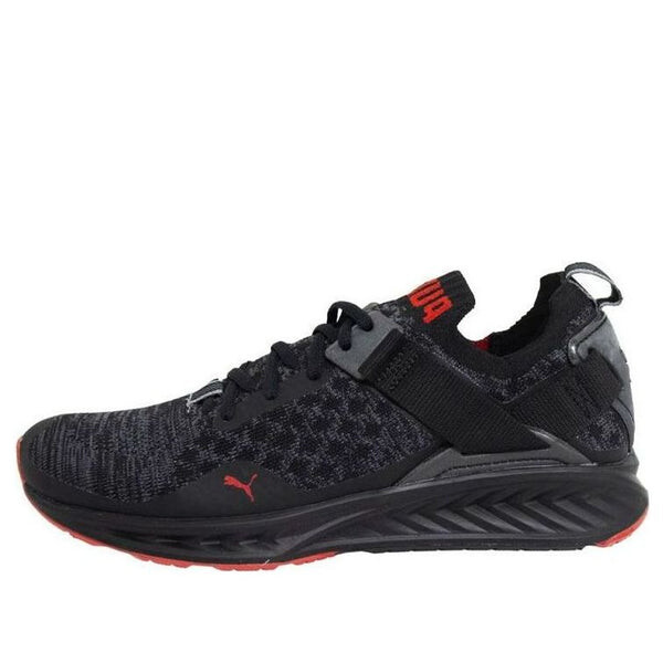 

Кроссовки ignite evoknit lo 'pavement black' Puma, черный