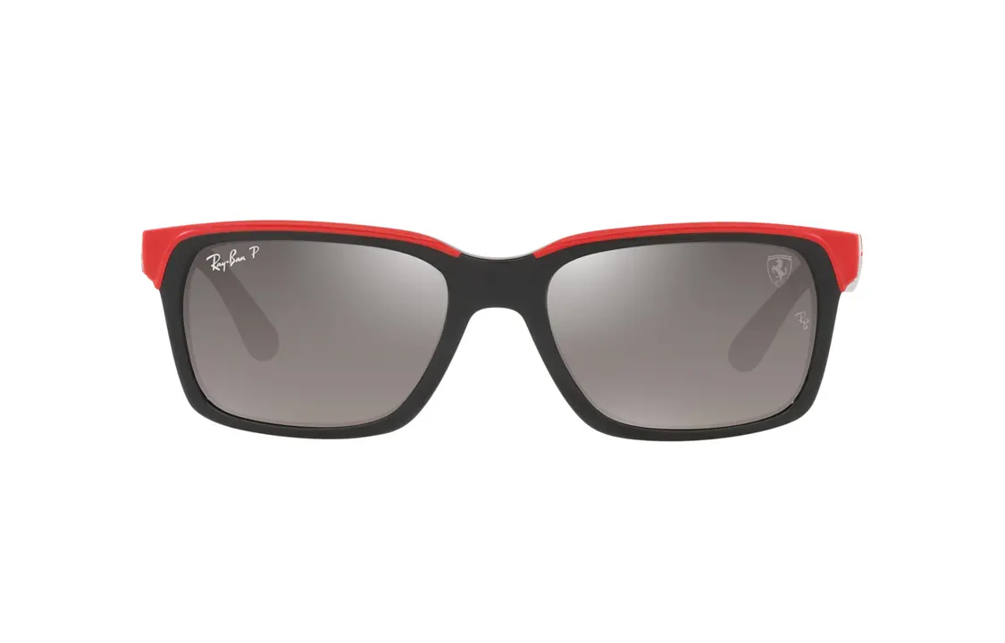 

RayBan Солнцезащитные очки Ray Ban с прямоугольной оправой, Red