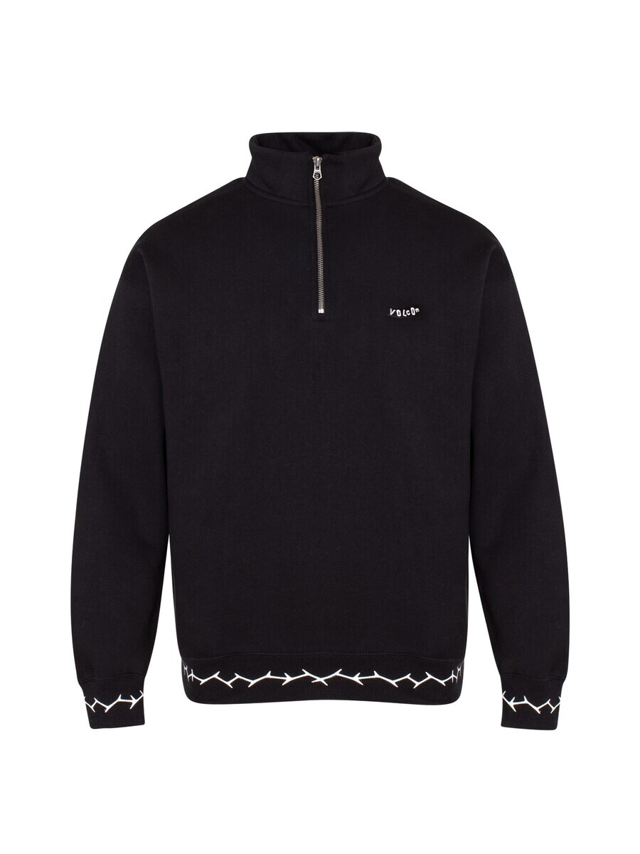 

Свитер с капюшоном на молнии Volcom Sweatshirt MOCKLOV CREW, черный