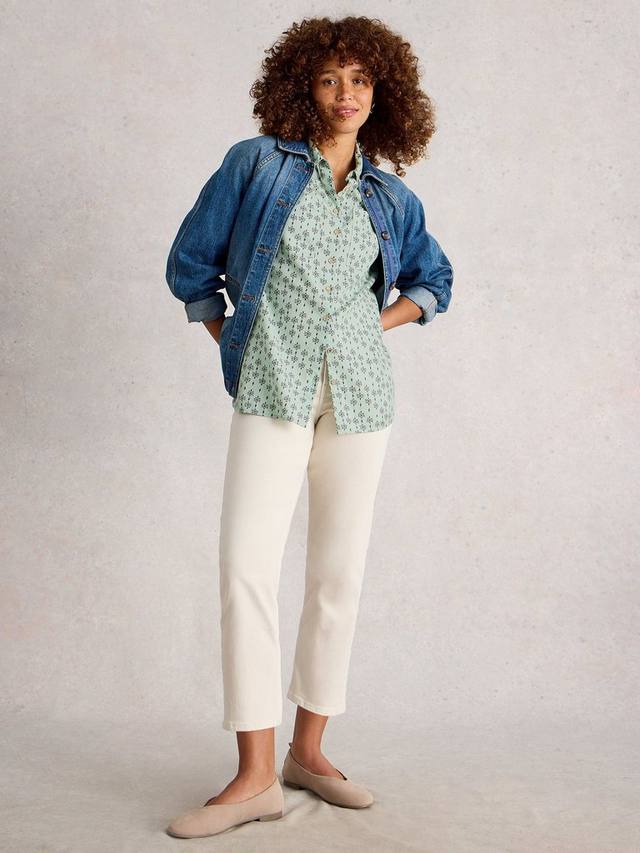 

Хлопковая рубашка Sophie с абстрактным принтом White Stuff