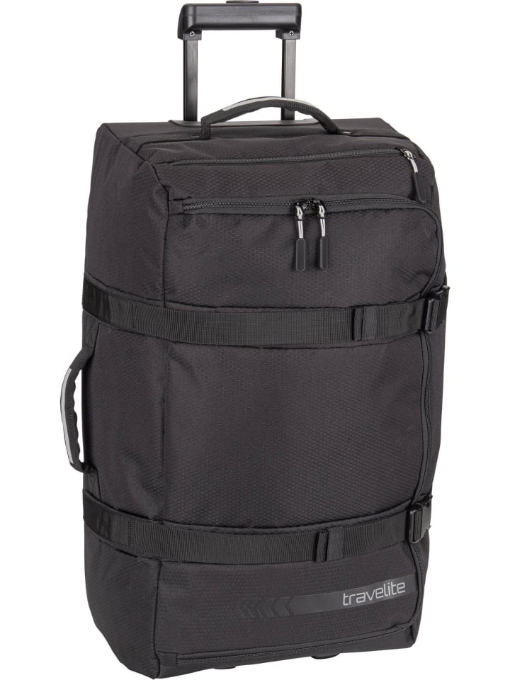 

Дорожная сумка на колесиках Kick Off, размер L, черного цвета travelite