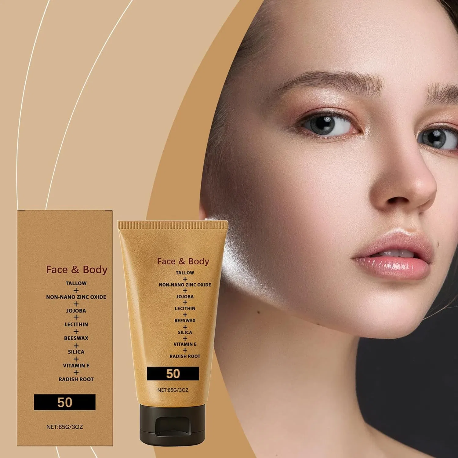 Минеральный солнцезащитный крем SPF 50 Cgaccsd — фото 2