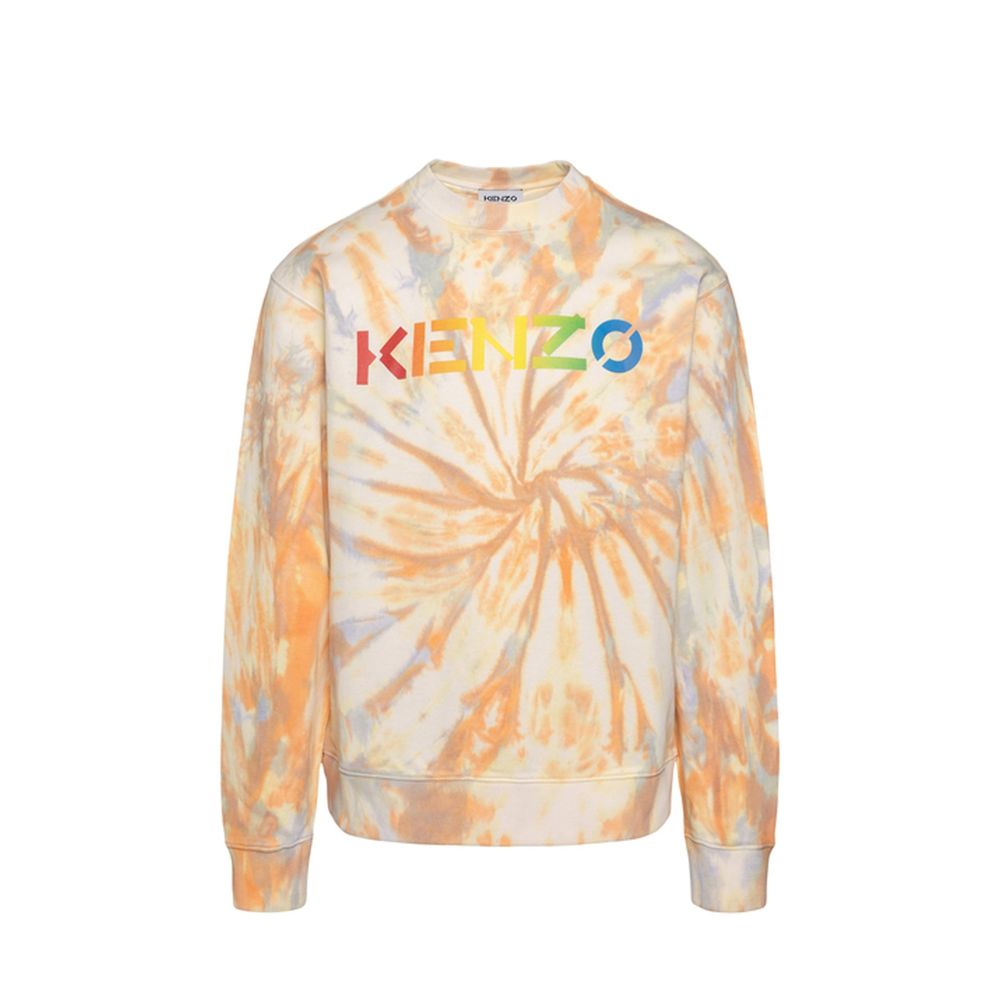

Хлопковая толстовка с логотипом Kenzo, оранжевый