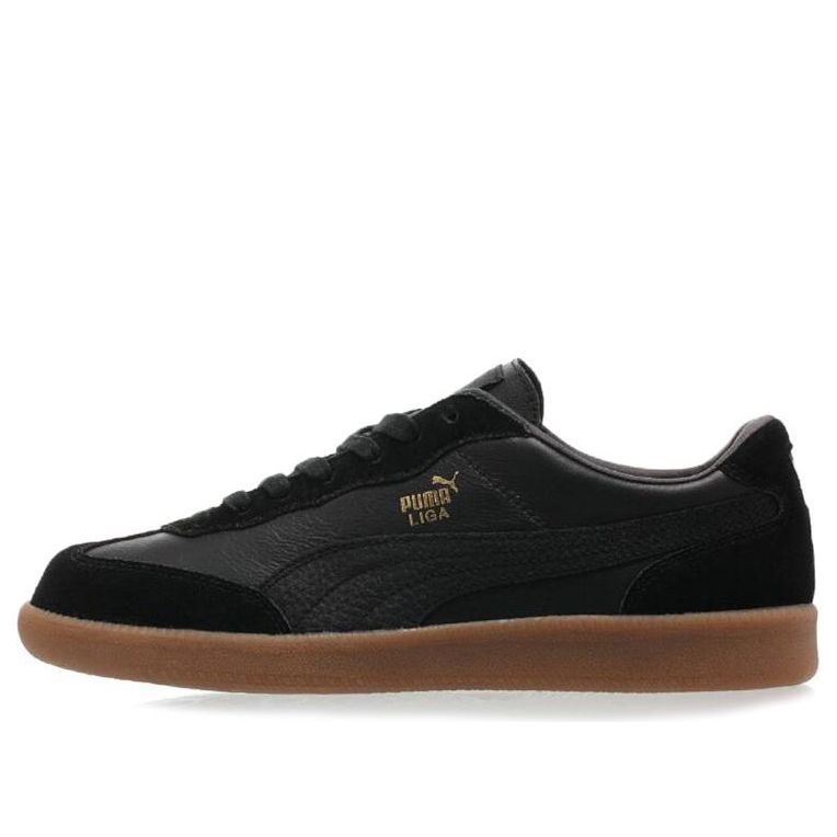

Кеды PUMA Liga Leather Retro Shoe Black, черный
