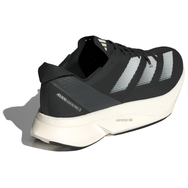 Кроссовки Adizero Adios Pro 3 мужские низкие черные/серебристые Adidas — фото 3