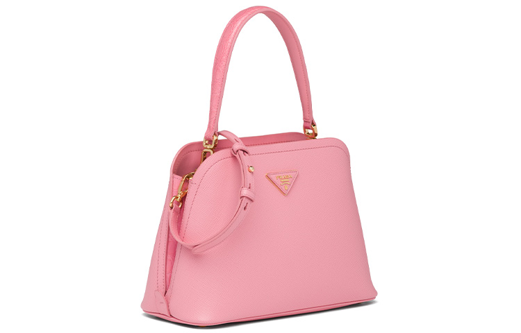 PRADA Сумка из крокодиловой кожи женская лепестково-розовая — фото 2