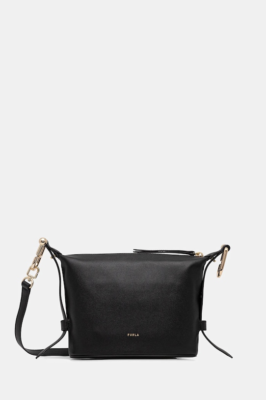 

Кожаная сумка Furla, черный