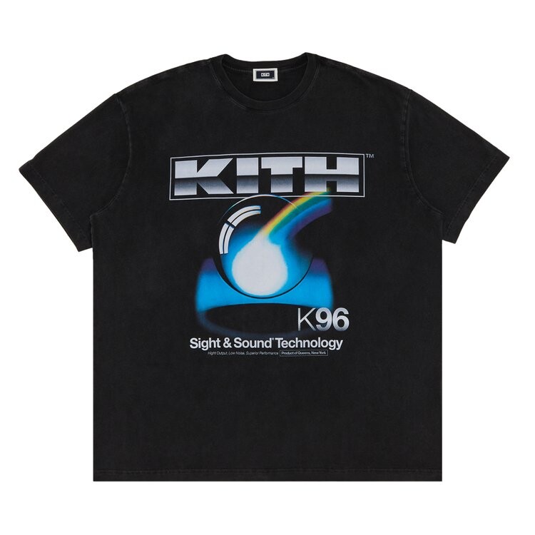 

Футболка Kith Sight & Sound 1996 Vintage Tee, черный