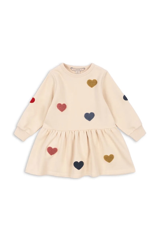 

Детское платье LOU TERRY SWEAT DRESS OCS Konges Sløjd, бежевый