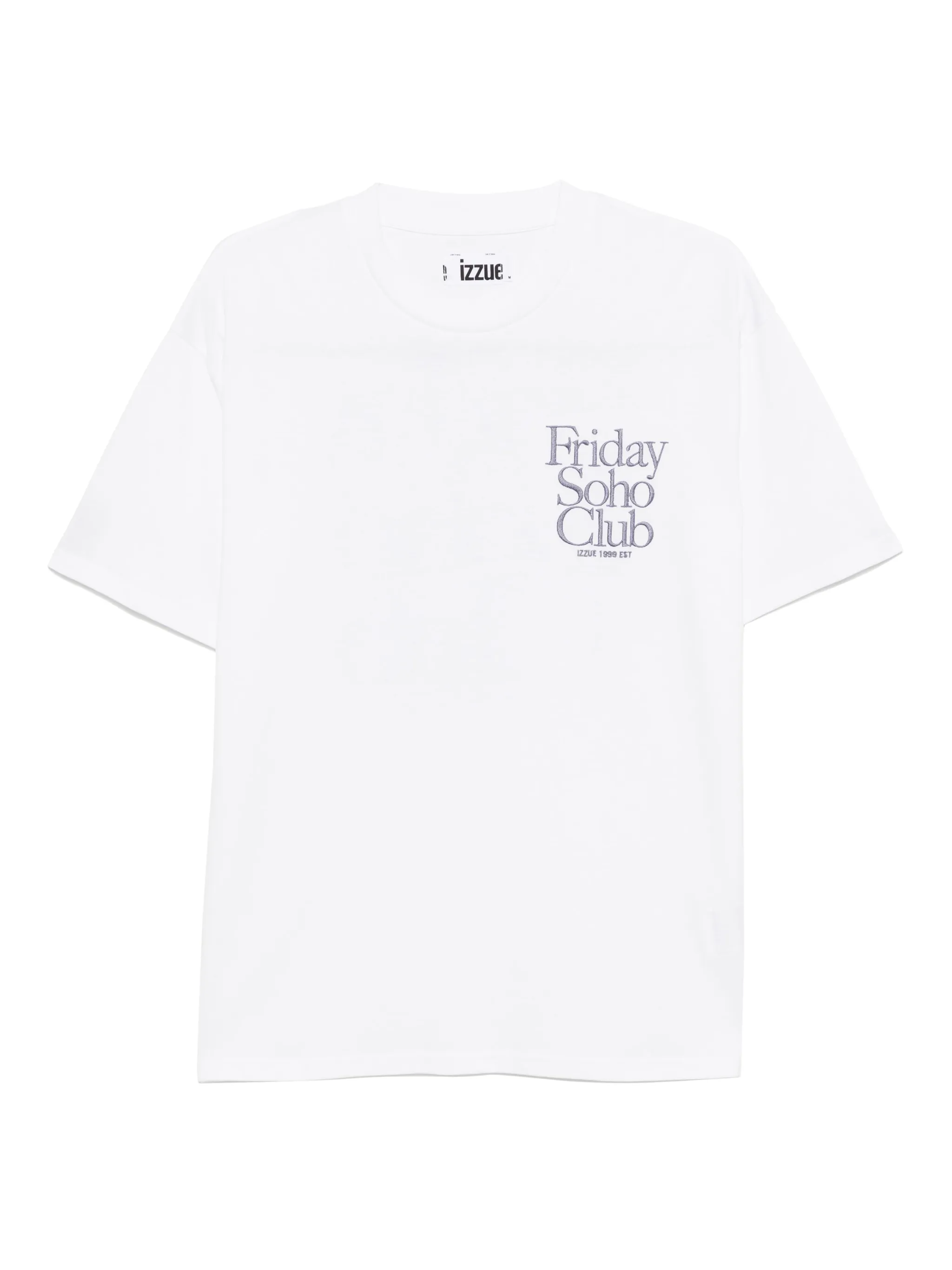 

Футболка с вышитым логотипом Izzue, белый
