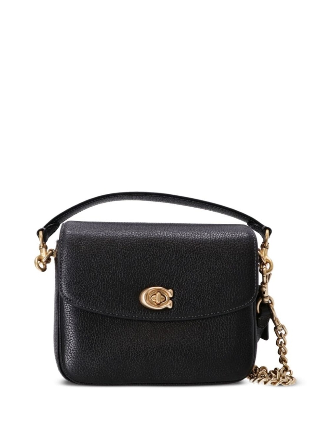 

Coach кожаная сумка через плечо Cassie 19, черный