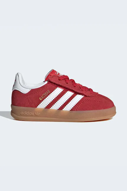 Кроссовки замшевые GAZELLE INDOOR Adidas Originals, красный