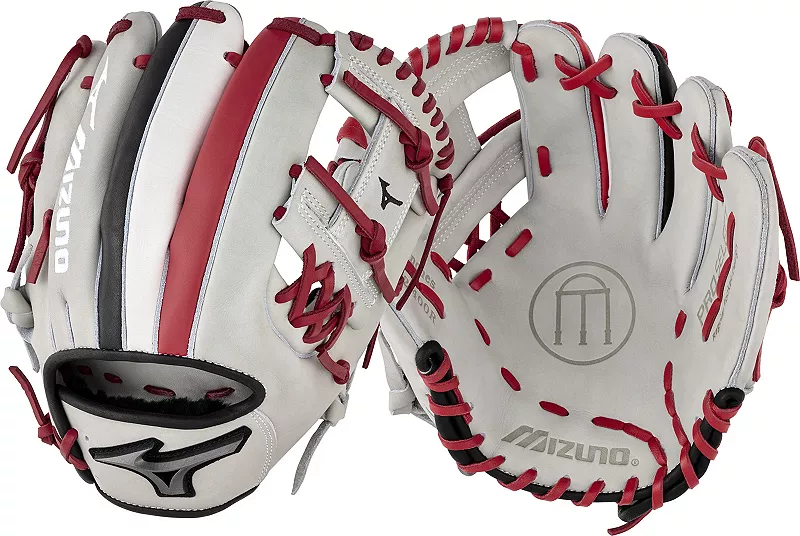 

Перчатки Mizuno серии Athens Pro Select 11,5 дюйма, 2024 г, серый/красный