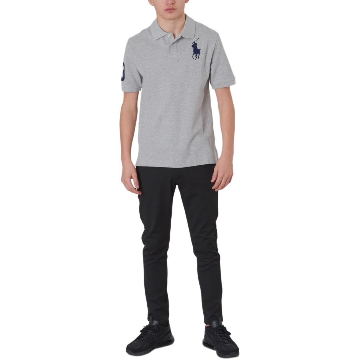 Футболка серая детская Polo Ralph Lauren — фото 4