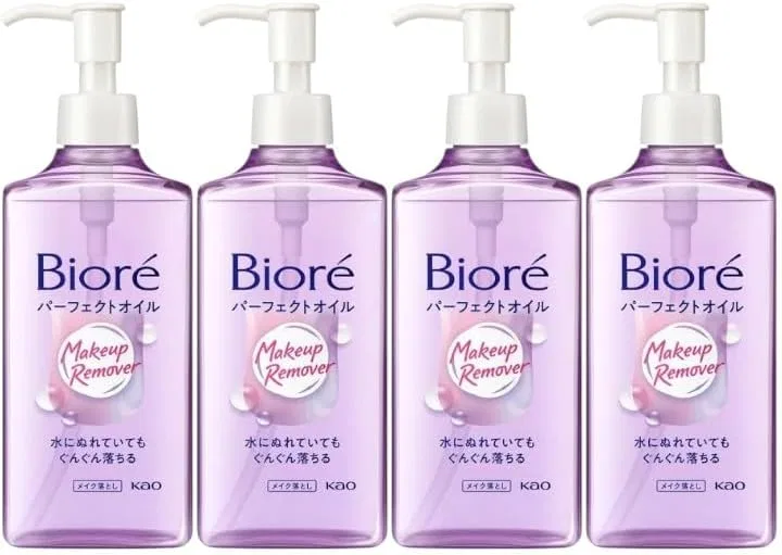 Набор Moruro — Масло для снятия макияжа Biore Perfect Oil 230 мл, набор из 4 шт