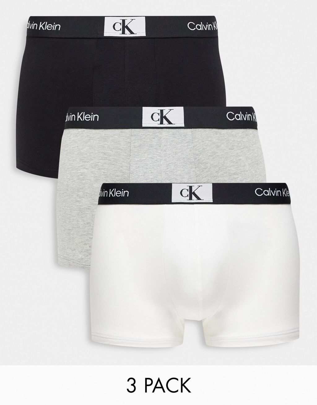 

Разноцветные хлопковые плавки из трех штук Calvin Klein CK 96