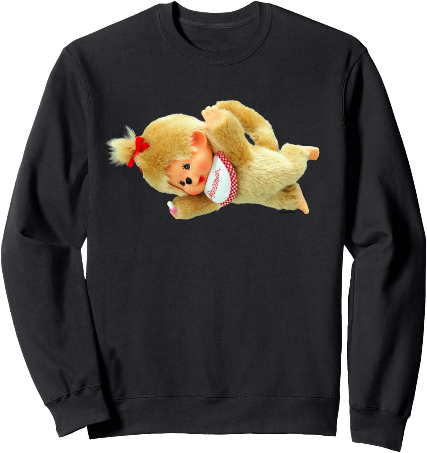 

Толстовка с графическим принтом Monchitch Monchhichi, черный