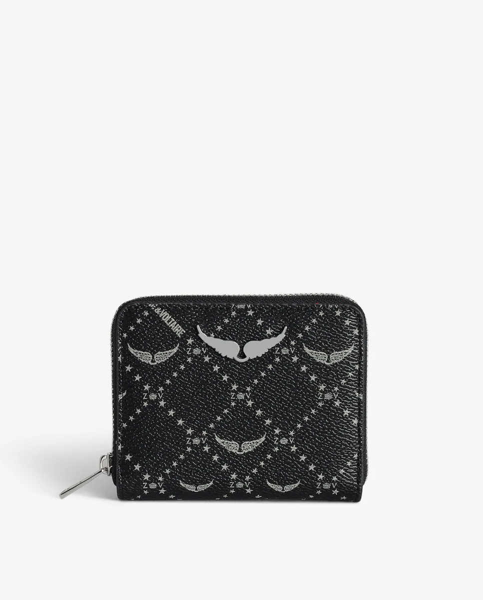 

Женский кошелек Mini ZV черного цвета Zadig & Voltaire, чёрный