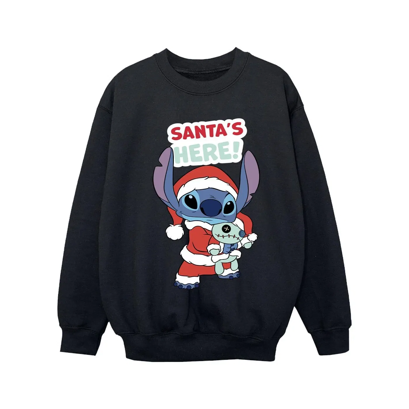 Свитшот с принтом Lilo & Stitch Disney, черный — фото 2