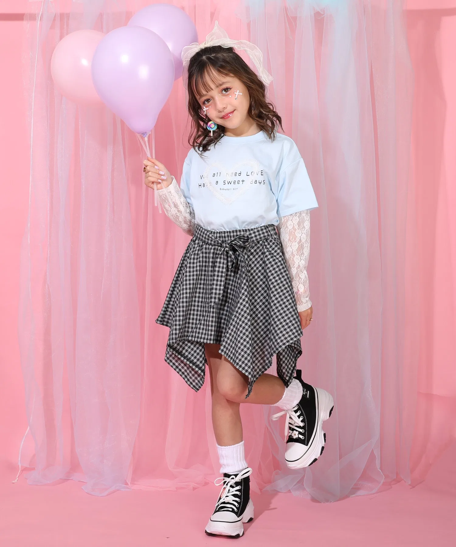 Детская юбка BABYDOLL 1422K с поясом-рубашкой — фото 4