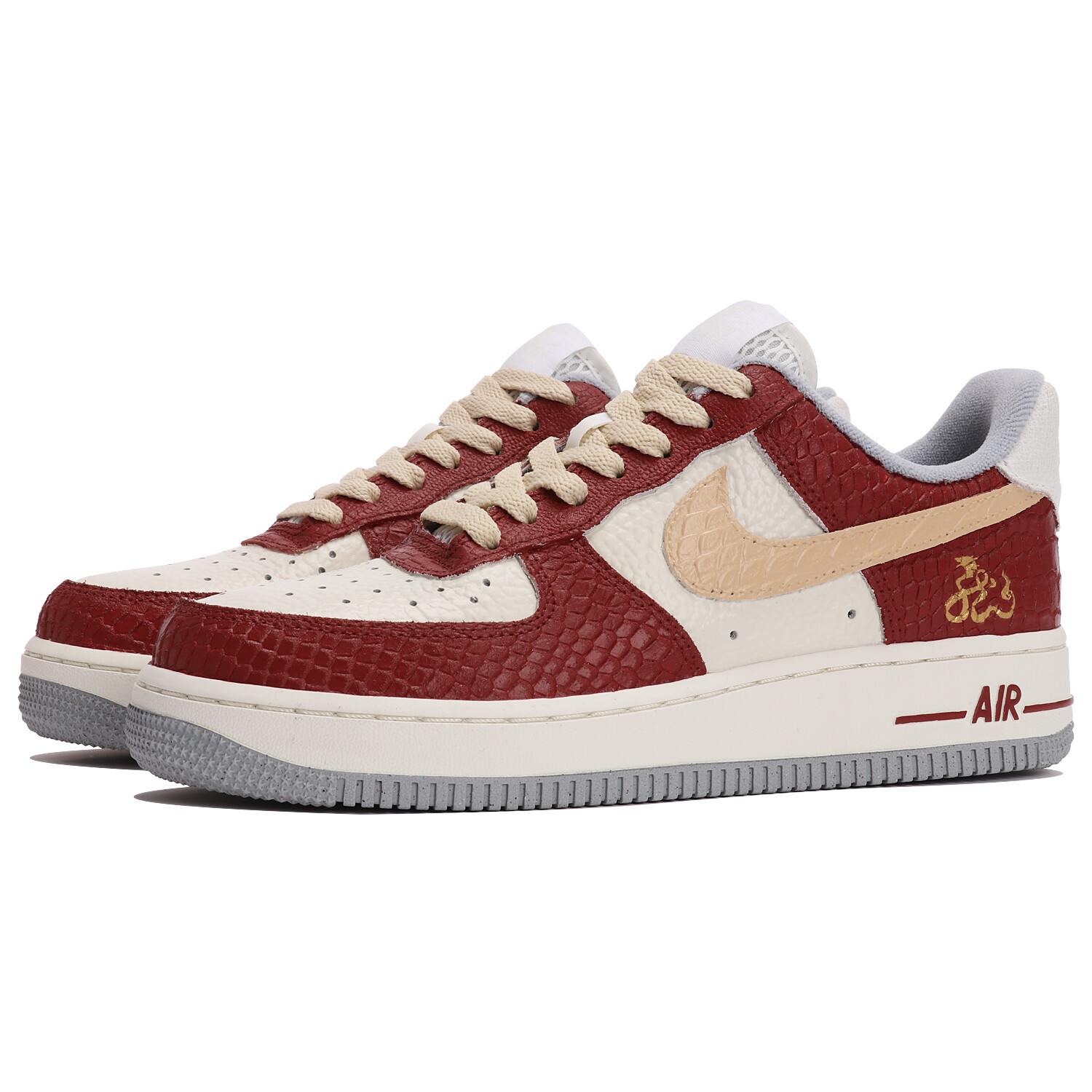 

Женские кроссовки для скейтбординга Nike Air Force 1, Red and White
