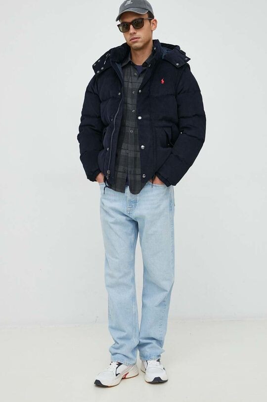 Комплект хлопковых футболок , 3 шт. Polo Ralph Lauren, темно-синий — фото 2