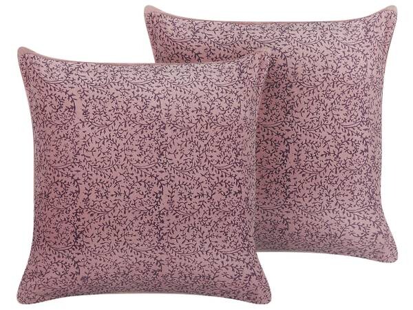 

Подушка Beliani 2 шт ROMNEYA, 45x45x45 см, розовый