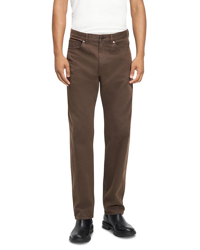 

Джинсы Viggo Twill X Fit Denim коричневого цвета Theory, коричневый