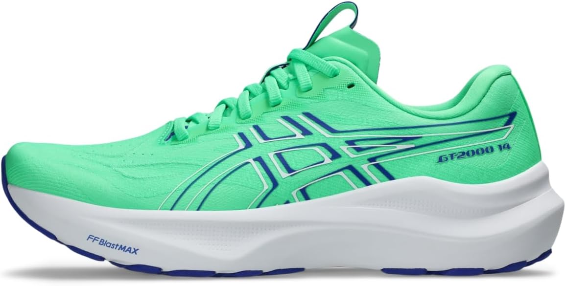 Беговые кроссовки ASICS GT-2000 14 для мужчин, Vital Green/Cobalt Burst