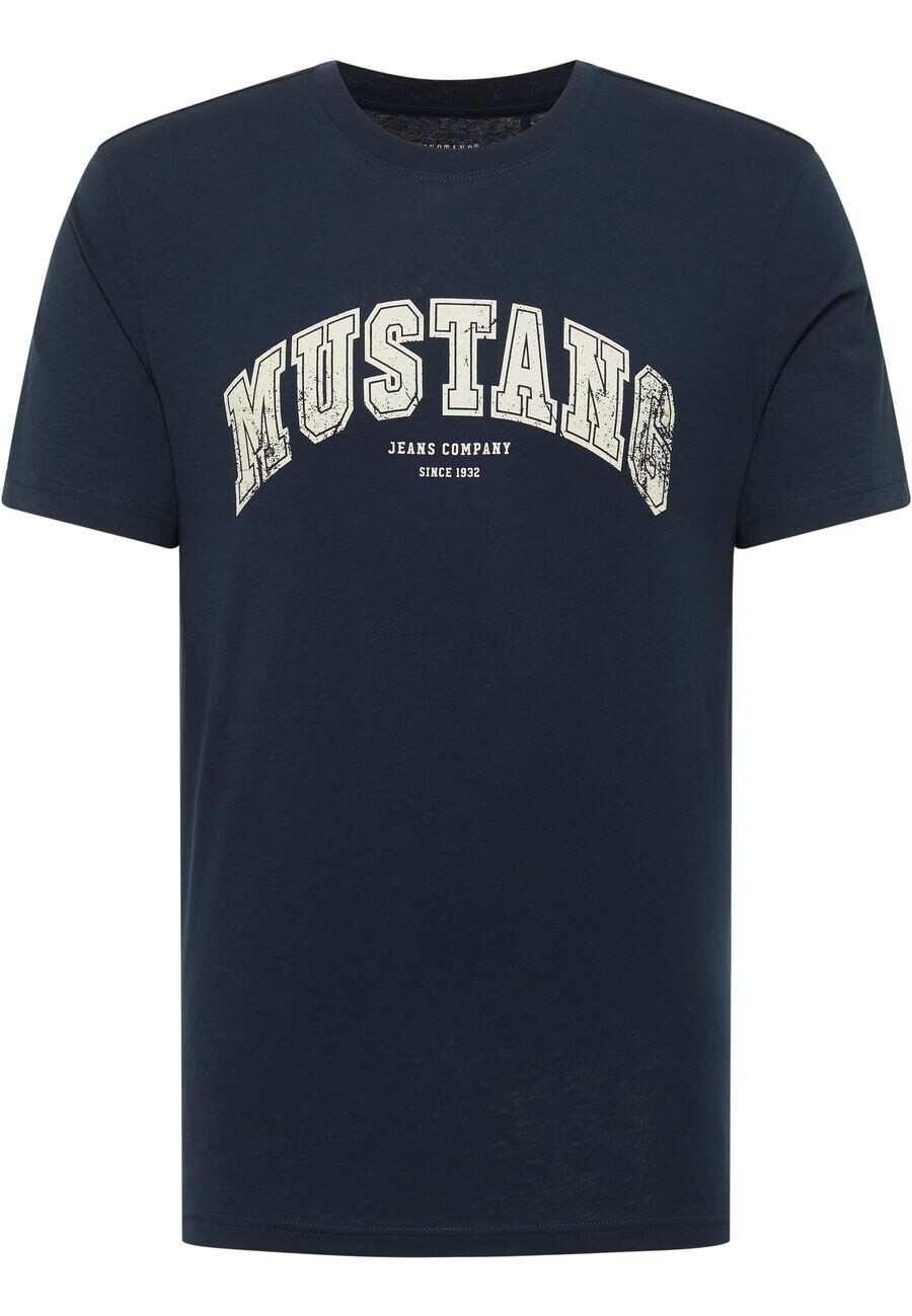 

Классическая футболка MUSTANG Shirt, темно-синий
