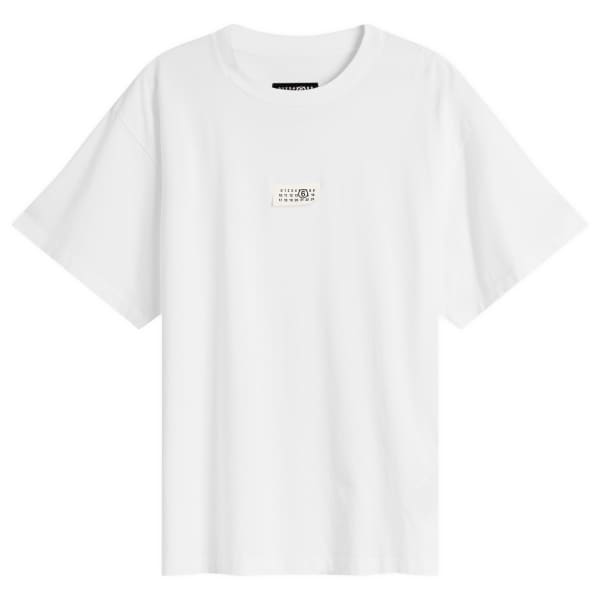 

Футболка с логотипом Mm6 Maison Margiela, белый