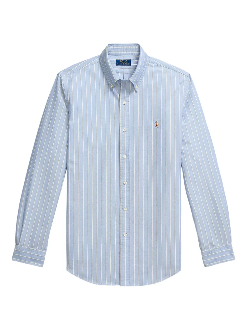 

Полосатая рубашка Оксфорд POLO RALPH LAUREN, синий