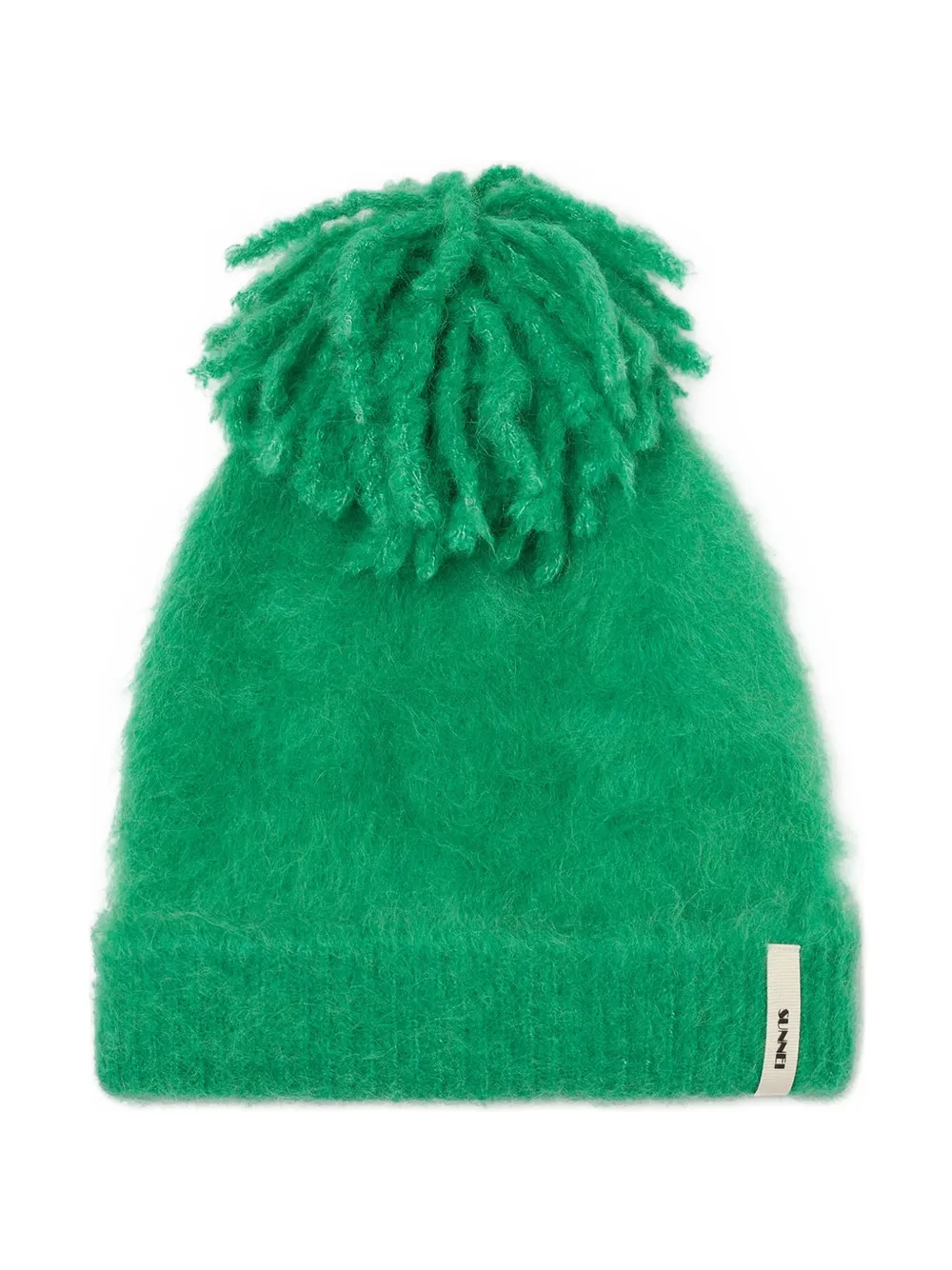 

Вязаная шапка с помпоном Sunnei, зеленый