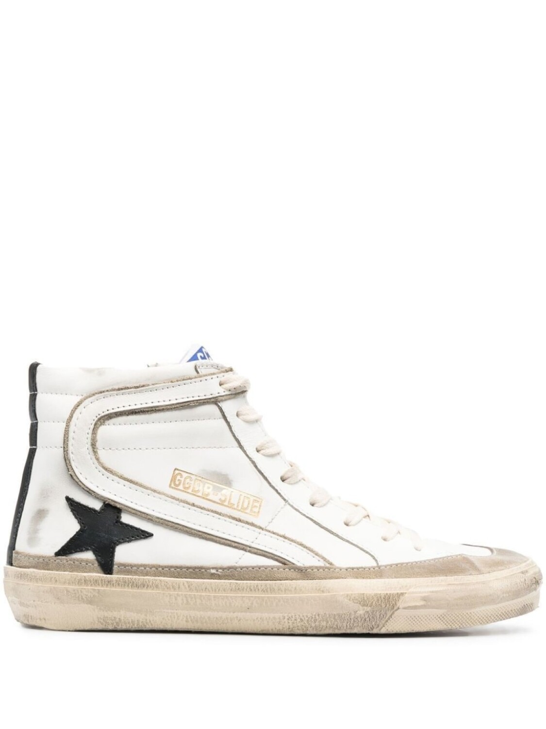 

Golden Goose высокие кеды Slide, белый