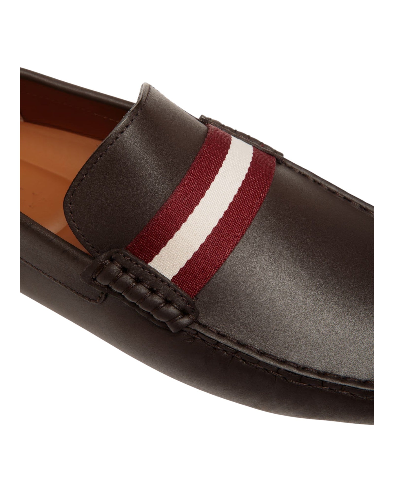 Bally Waltec 6230207 Мужские лоферы из телячьей кожи шоколадного цвета, коричневый — фото 2