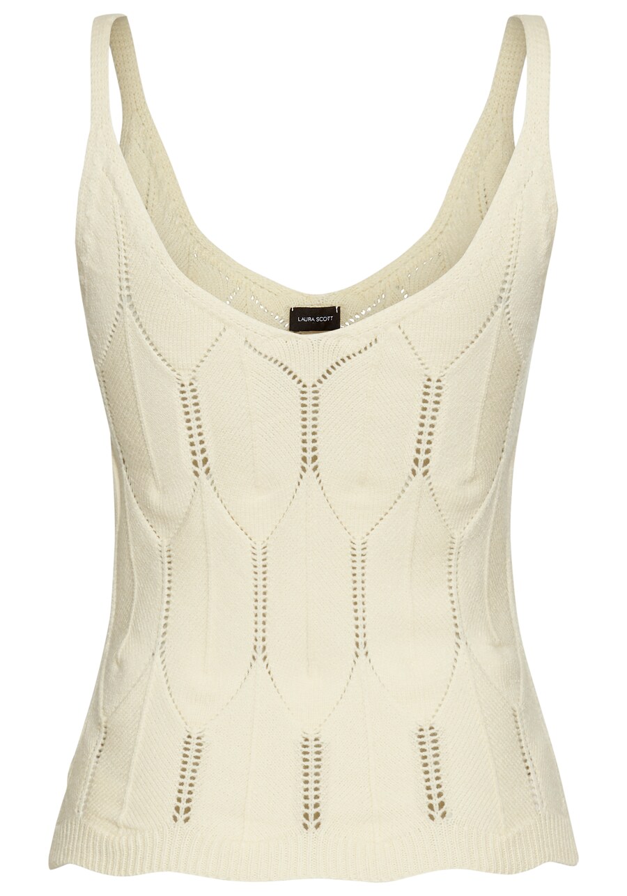 

Вязаный топ LAURA SCOTT, Cream