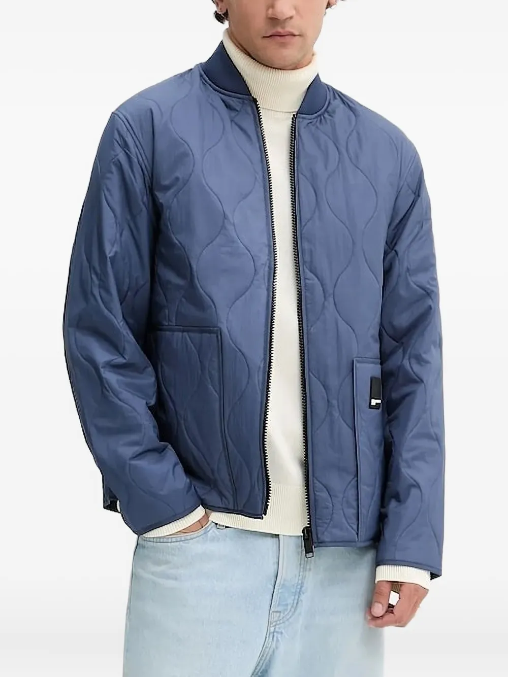 

Водолазка с нашивкой-логотипом Karl Lagerfeld Jeans, белый