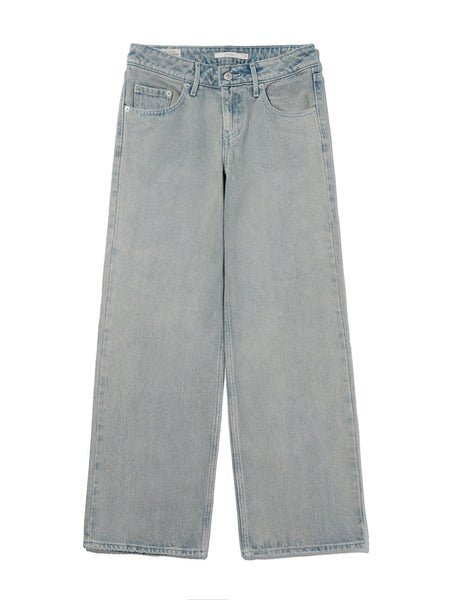 Свободные джинсы с низкой посадкой, светло-индиговый цвет Levi's, Greys — фото 4