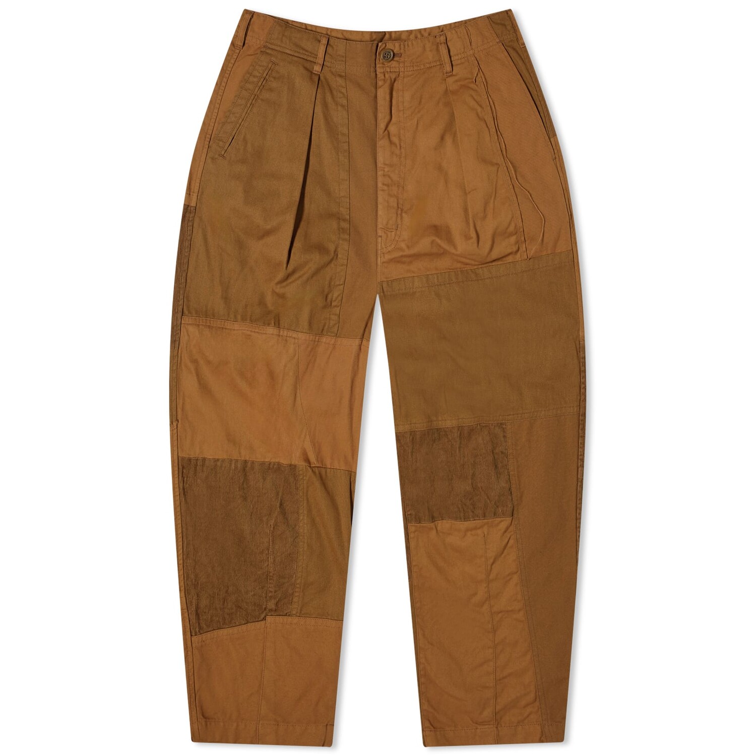 

Брюки Comme Des Garçons Homme Cord Patchwork, цвет Beige Mix