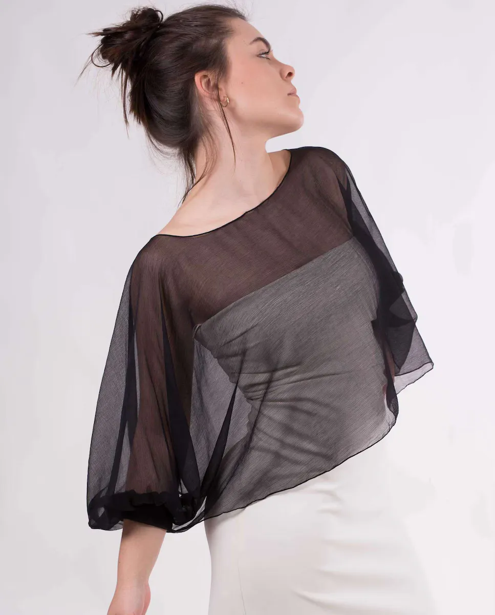 

Женская черная туника для вечеринок MR Complements, чёрный