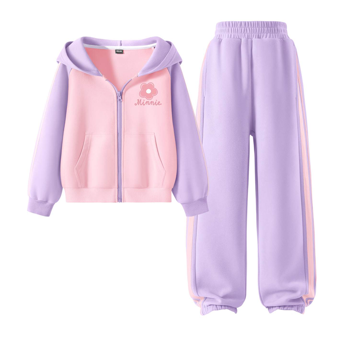

Детская повседневная спортивная одежда Disney, светло-фиолетовый