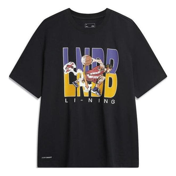 

Футболка с рисунком в виде комиксов Li-Ning, черный