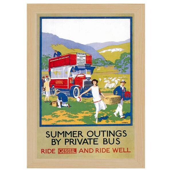 

Рамка для фотографий LegendArte Poster 1926 Summer Outings цвет eiche