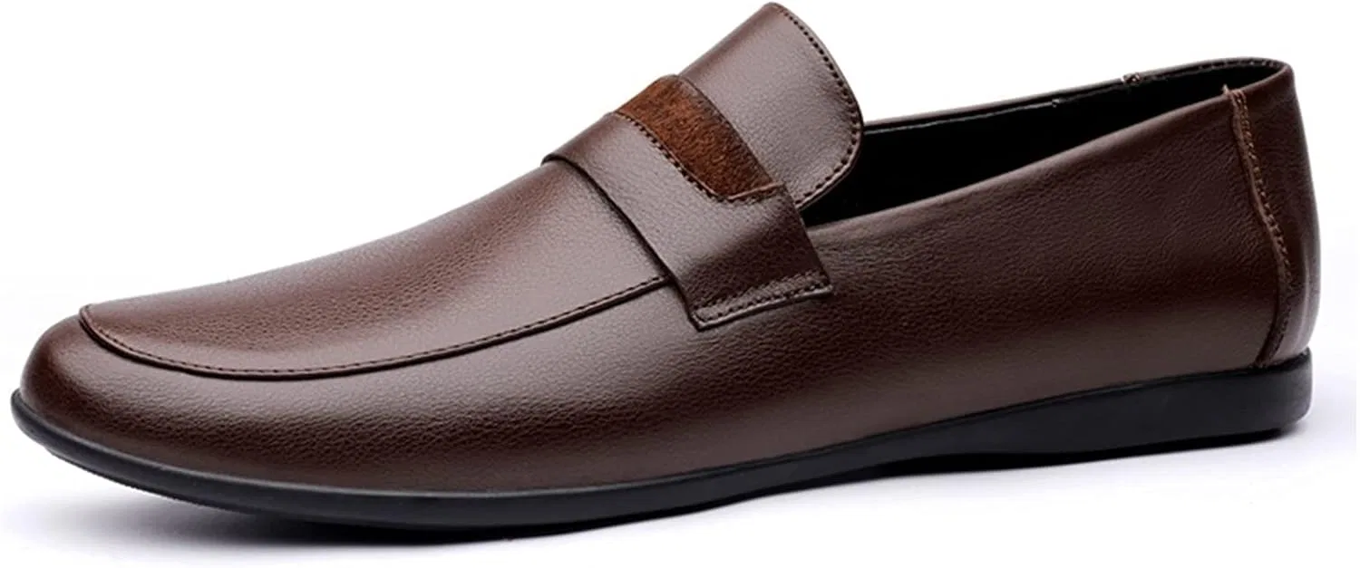Лоферы мужские кожаные, коричневые PUGHGAETZF