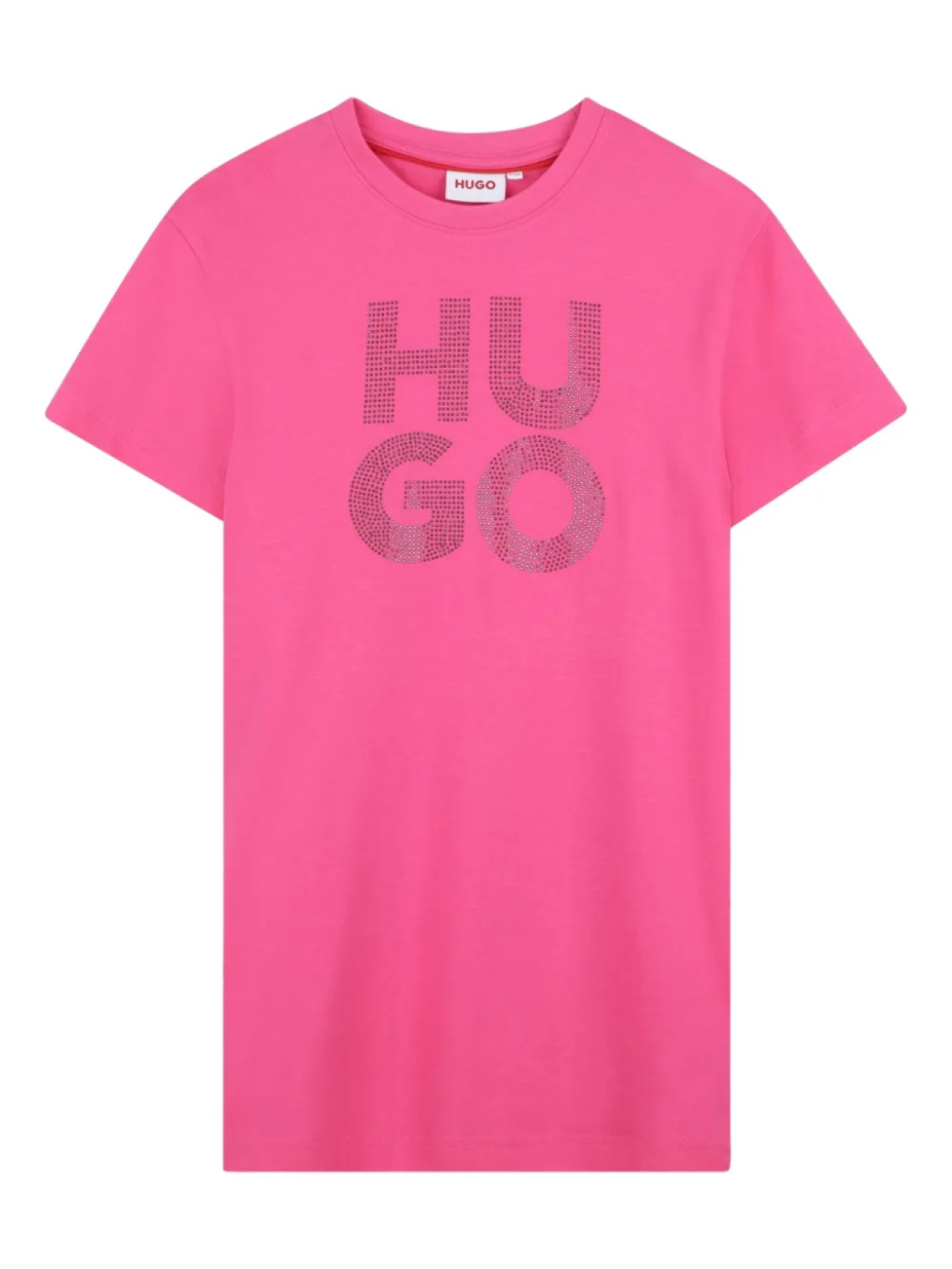 

Платье с логотипом HUGO KIDS, розовый