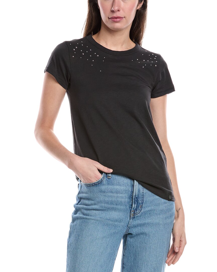 

Футболка с заклепками rag & bone Ombre, черный