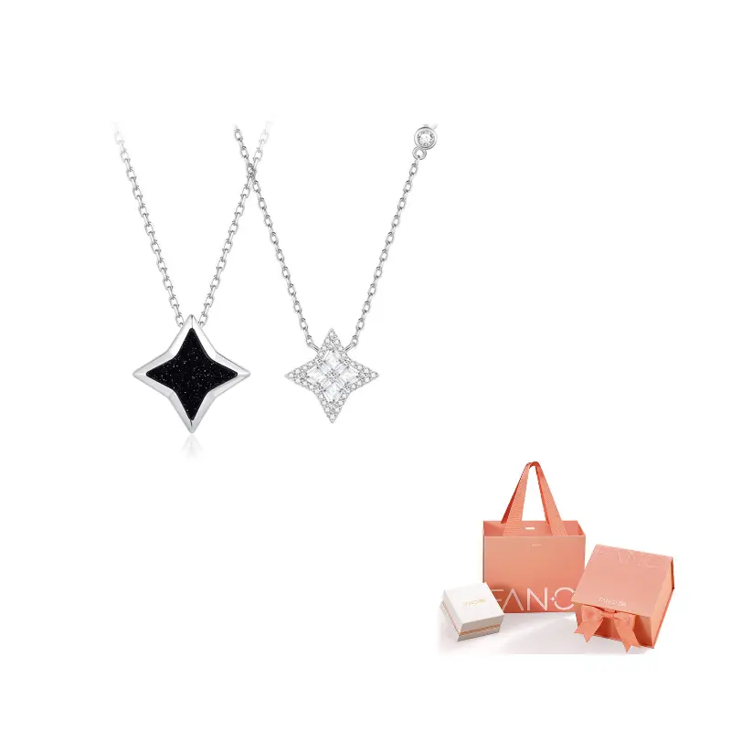 

FANCI Колье из искусственного жемчуга в раковине с кубическим цирконием из стерлингового серебра 925 пробы для женщин из коллекции Radiant