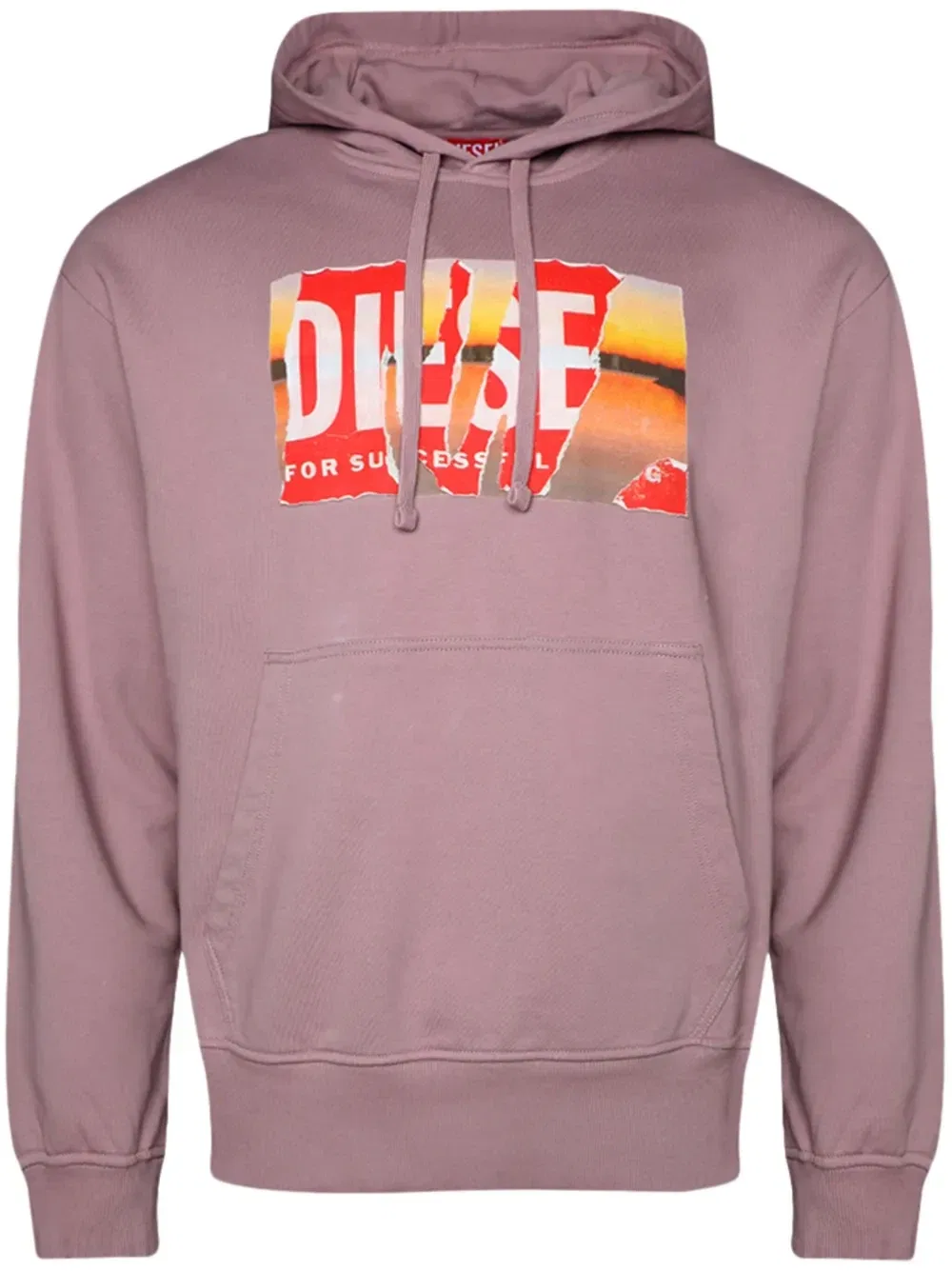 Худи S-Macs с логотипом Diesel, фиолетовый